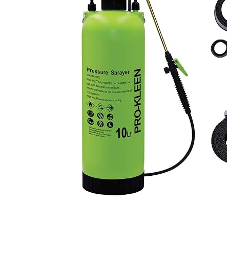 Pro-Kleen Garden Pressure Pump Sprayer Manual Action 10L - Brass
